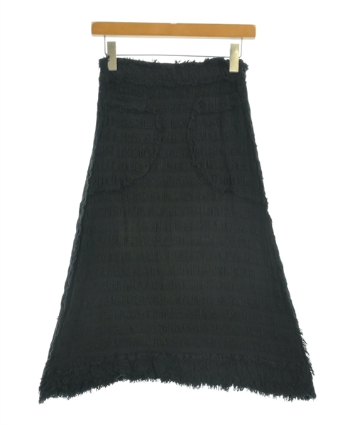 me ISSEY MIYAKE（ミーイッセイミヤケ）ひざ丈スカート 黒 サイズ:-(M