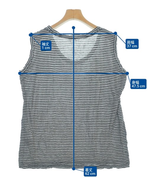 me ISSEY MIYAKE（ミーイッセイミヤケ）ノースリーブ 白 サイズ:-(M位) レディース/2200639571126