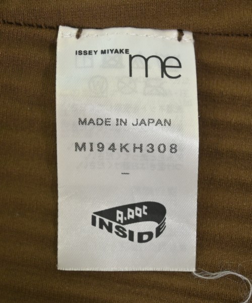 me ISSEY MIYAKE（ミーイッセイミヤケ）ワンピース 茶 サイズ:F レディース/2200639571188