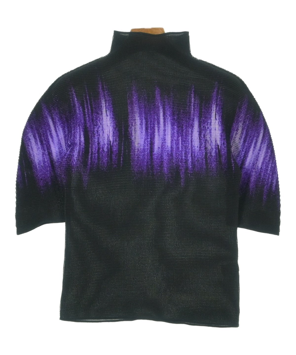 早割クーポン！ me サイズ:-(XS 黒 MIYAKE（ミーイッセイミヤケ）ブラウス ISSEY トップス
