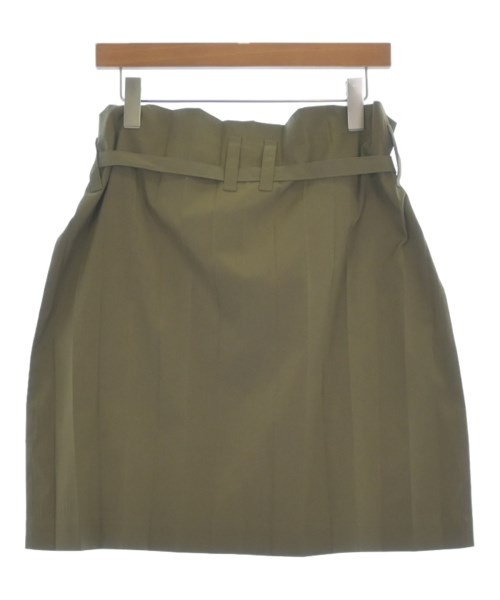 me ISSEY MIYAKE（ミーイッセイミヤケ）ひざ丈スカート カーキ サイズ:F レディース/2200622119052