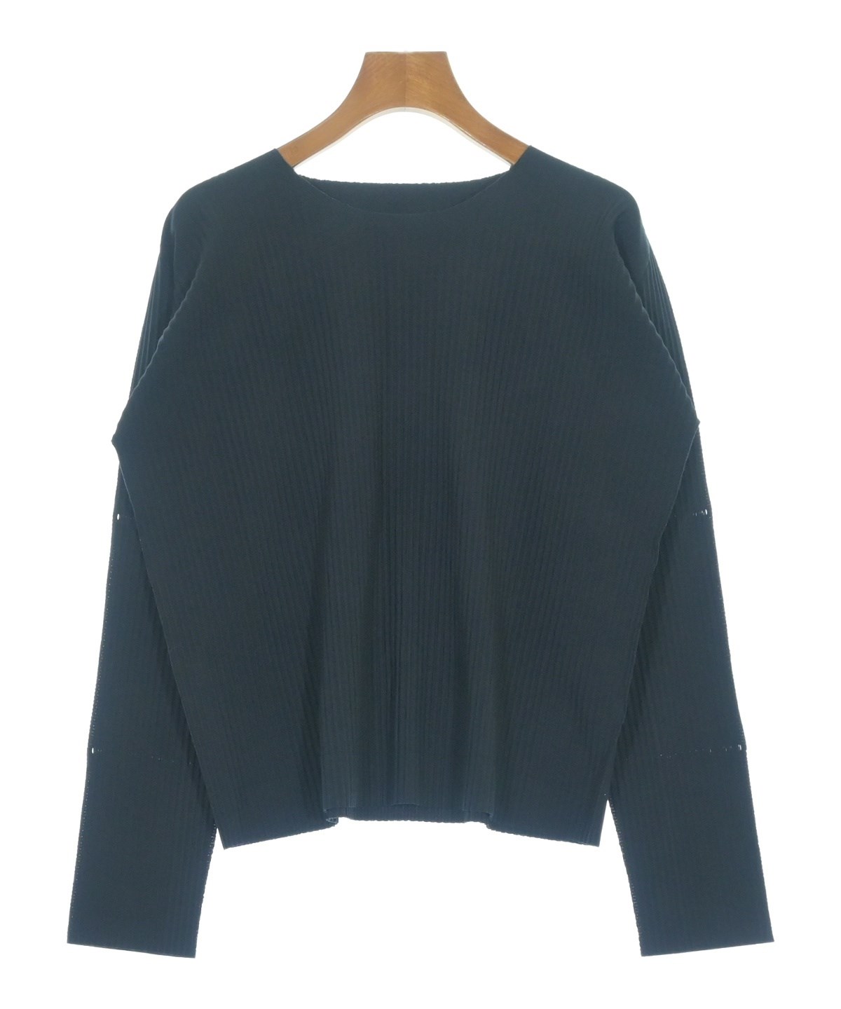 me ISSEY MIYAKE（ミーイッセイミヤケ）ブラウス 紺 サイズ:F