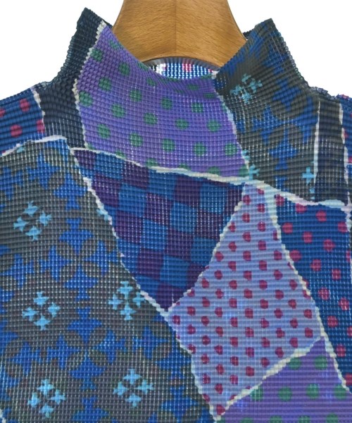 me ISSEY MIYAKE（ミーイッセイミヤケ）ブラウス 青 サイズ:-(XS位) レディース/2200624544050