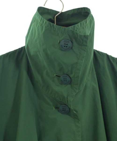 me ISSEY MIYAKE（ミーイッセイミヤケ）ステンカラーコート 緑 サイズ:F レディース/2200625248025
