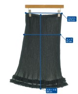 me ISSEY MIYAKE（ミーイッセイミヤケ）ロング・マキシ丈スカート 黒 サイズ:-(S位) レディース/2200631329091
