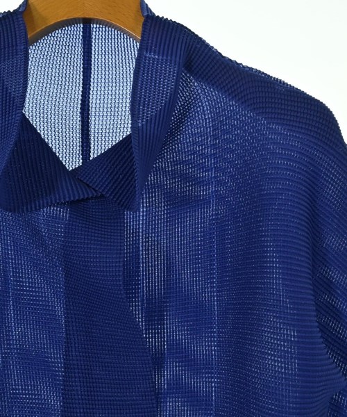 me ISSEY MIYAKE（ミーイッセイミヤケ）ブラウス 青 サイズ:F レディース/2200615454054