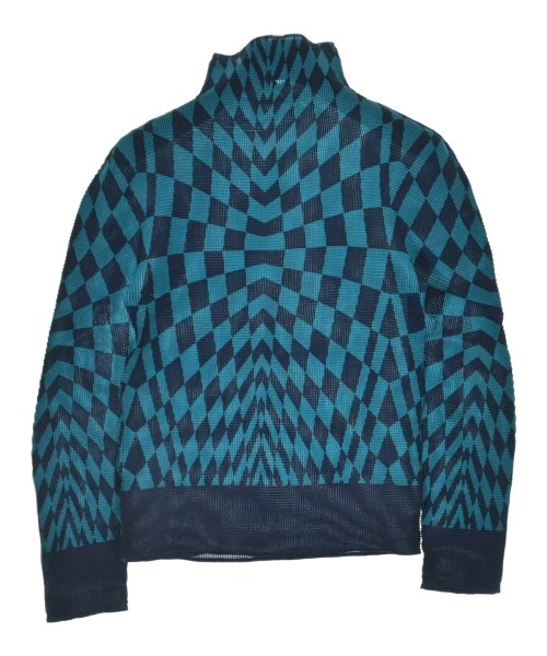 me ISSEY MIYAKE（ミーイッセイミヤケ）ブラウス 青 サイズ:-(XS位) レディース/2200620634014