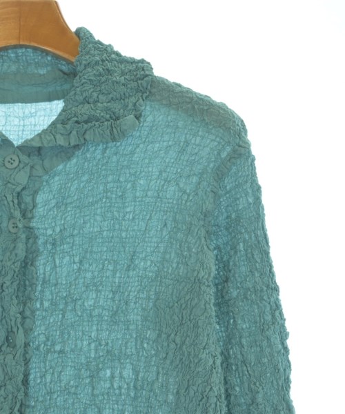 me ISSEY MIYAKE（ミーイッセイミヤケ）シャツワンピース 緑 サイズ:-(S位) レディース/2200676777123