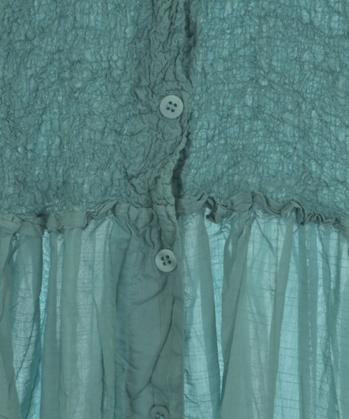 me ISSEY MIYAKE（ミーイッセイミヤケ）シャツワンピース 緑 サイズ:-(S位) レディース/2200676777123