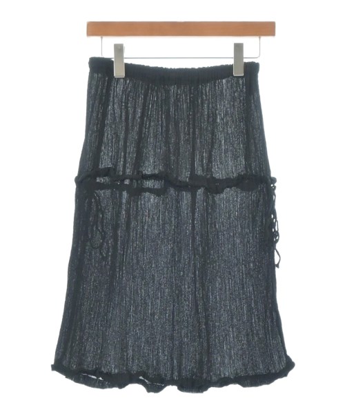 me ISSEY MIYAKE(ミーイッセイミヤケ)ひざ丈スカート 黒 サイズ:F/2200677894089