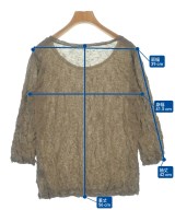 me ISSEY MIYAKE（ミーイッセイミヤケ）Tシャツ・カットソー 茶 サイズ:-(M位) レディース/2200698266124