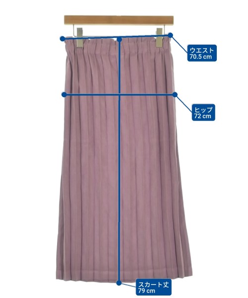 me ISSEY MIYAKE（ミーイッセイミヤケ）ロング・マキシ丈スカート 紫 サイズ:-(M位) レディース/2200652557213