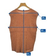 me ISSEY MIYAKE（ミーイッセイミヤケ）ベスト オレンジ サイズ:F レディース/2200661510209