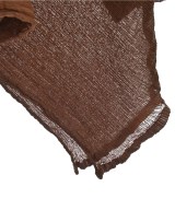 me ISSEY MIYAKE（ミーイッセイミヤケ）ブラウス 茶 サイズ:-(XL位) レディース/2200717754045