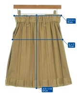 me ISSEY MIYAKE（ミーイッセイミヤケ）ひざ丈スカート ベージュ サイズ:-(S位) レディース/2200653075174