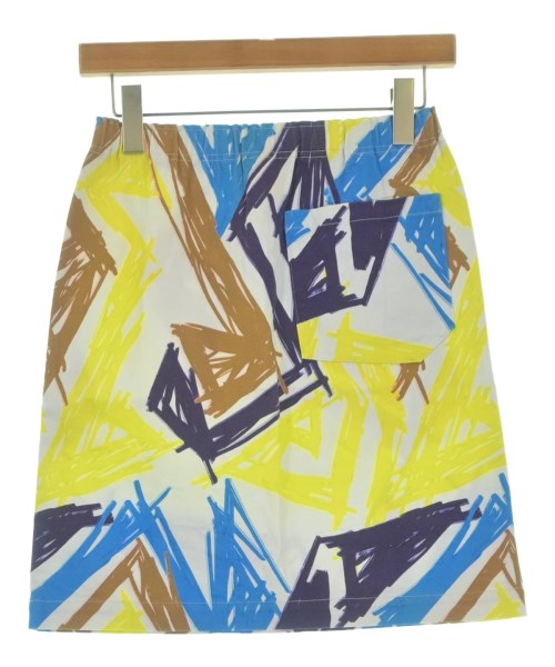 me ISSEY MIYAKE（ミーイッセイミヤケ）ひざ丈スカート 白 サイズ:-(S位) レディース/2200653595481