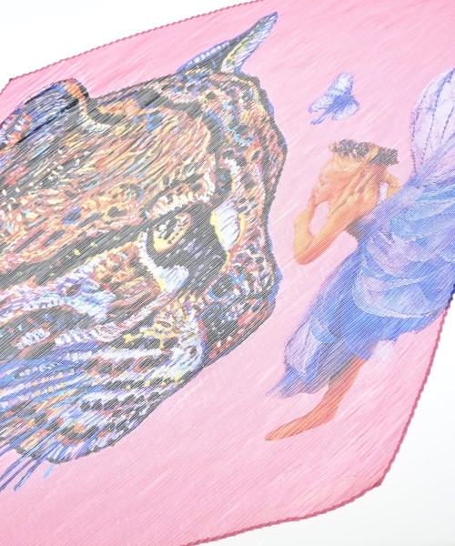 me ISSEY MIYAKE（ミーイッセイミヤケ）ストール ピンク サイズ:- レディース/2200702412042