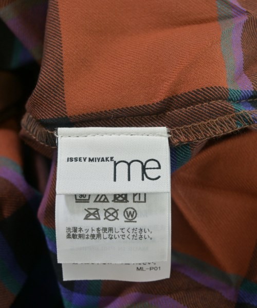 me ISSEY MIYAKE（ミーイッセイミヤケ）ブラウス オレンジ サイズ:F レディース/2200704745025