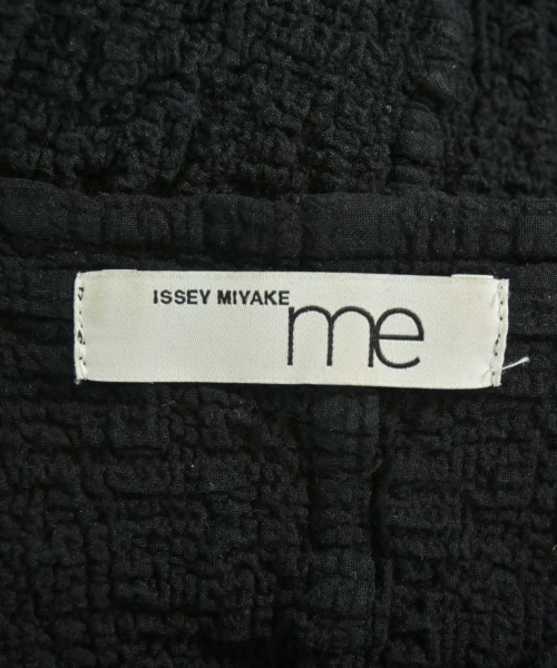 me ISSEY MIYAKE（ミーイッセイミヤケ）ノーカラージャケット 黒 サイズ:-(M位) レディース/2200664352011