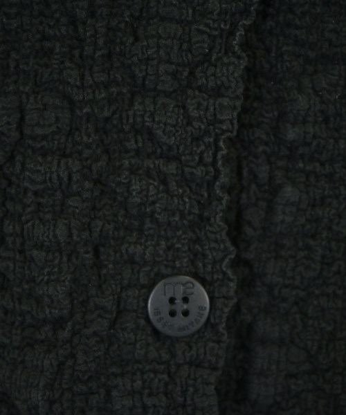 me ISSEY MIYAKE（ミーイッセイミヤケ）ノーカラージャケット 黒 サイズ:-(M位) レディース/2200664352011