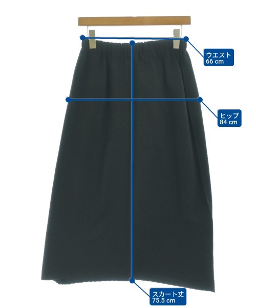 me ISSEY MIYAKE（ミーイッセイミヤケ）ロング・マキシ丈スカート 黒 サイズ:-(M位) レディース/2200733128066