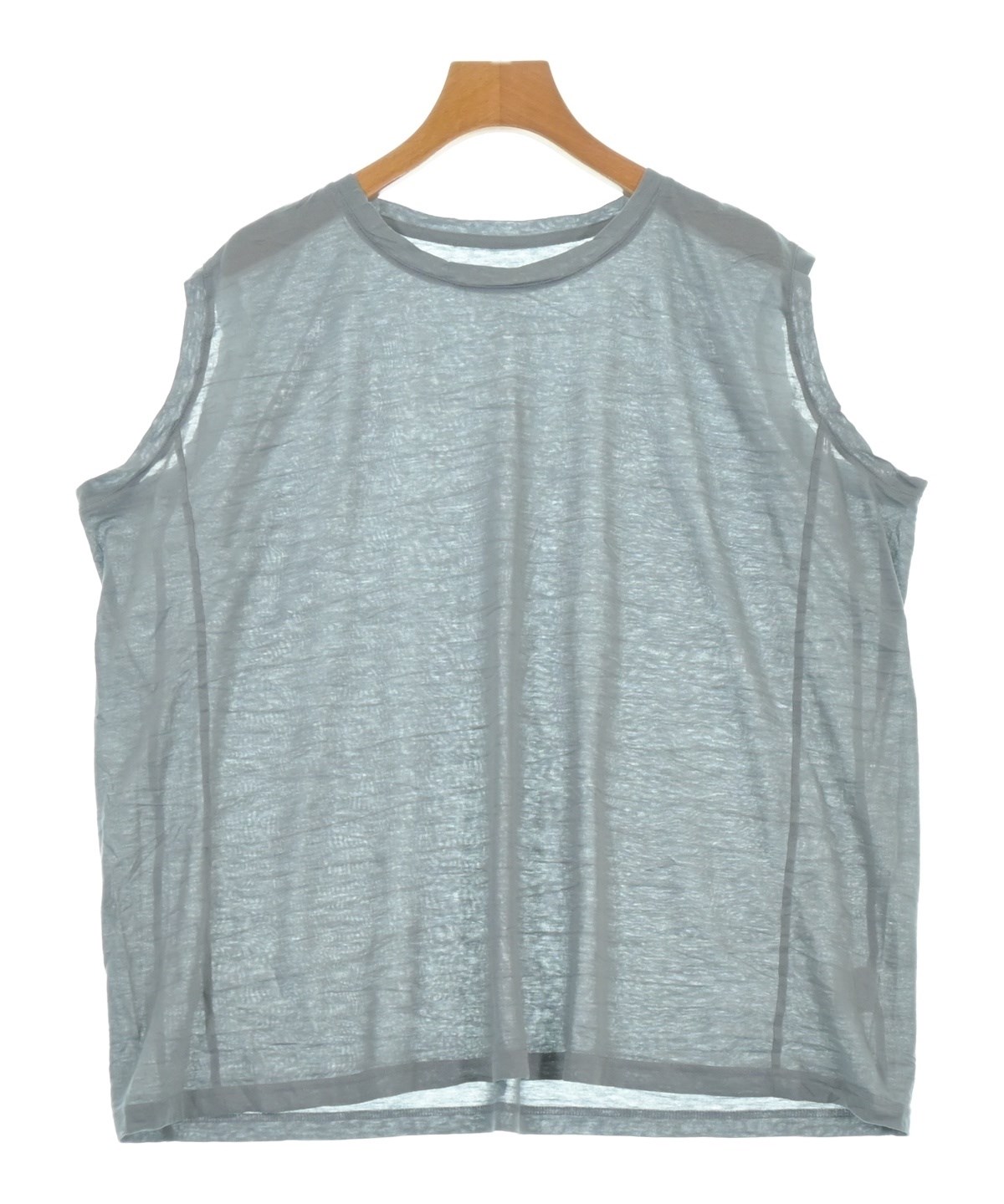 me ISSEY MIYAKE（ミーイッセイミヤケ）ノースリーブ グレー サイズ:F