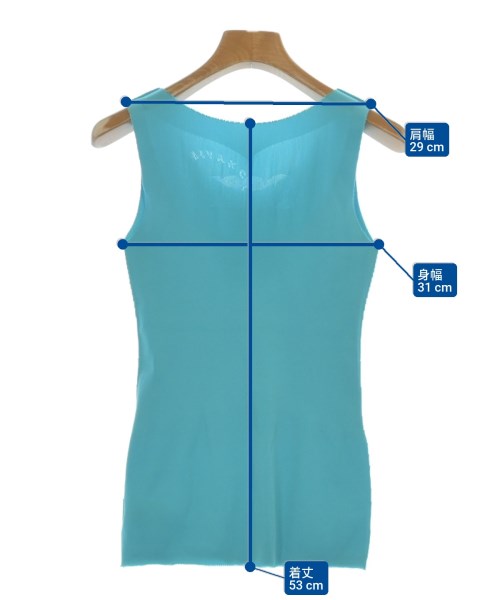 me ISSEY MIYAKE（ミーイッセイミヤケ）タンクトップ 青 サイズ:-(M位) レディース/2200683454116
