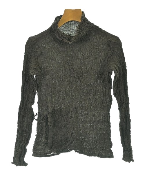 me ISSEY MIYAKE(ミーイッセイミヤケ)ブラウス 茶 サイズ:-(XS位)/2200693120049