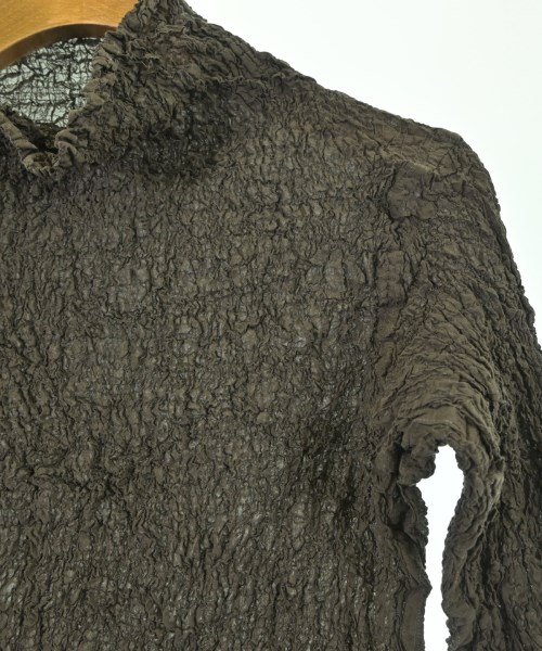 me ISSEY MIYAKE（ミーイッセイミヤケ）ブラウス 茶 サイズ:-(XS位) レディース/2200693120049