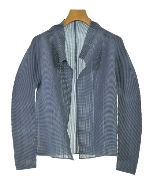 me ISSEY MIYAKE(ミーイッセイミヤケ)カーディガン 青 サイズ:-(S位)/2200693120056