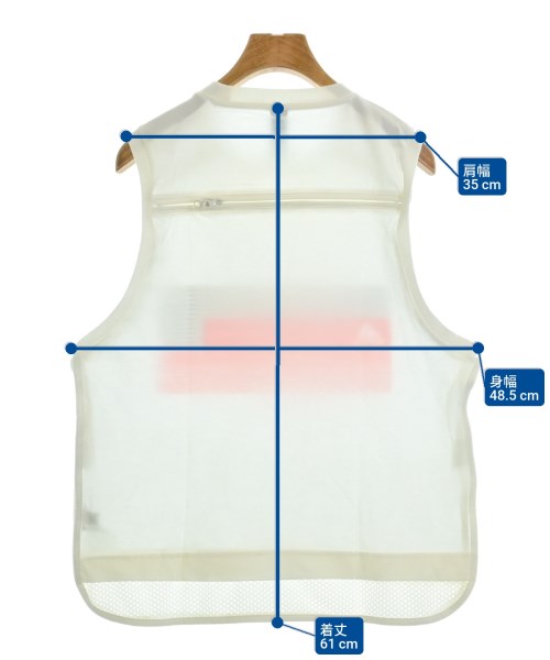 adidas by Stella McCartney（アディダスバイステラマッカートニー）ノースリーブ 白 サイズ:M レディース/2200628758200