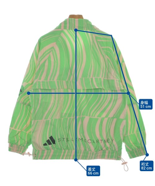 adidas by Stella McCartney（アディダスバイステラマッカートニー）ブルゾン 緑 サイズ:S レディース/2200526887187