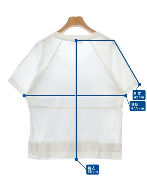 adidas by Stella McCartney（アディダスバイステラマッカートニー）Tシャツ・カットソー 白 サイズ:F レディース/2200641067037