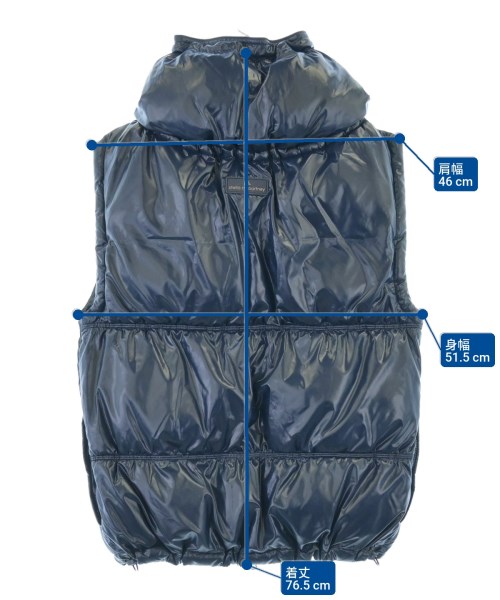 adidas by Stella McCartney（アディダスバイステラマッカートニー）ダウンジャケット/ダウンベスト 紺 サイズ:OT(XL位) レディース/2200618640133