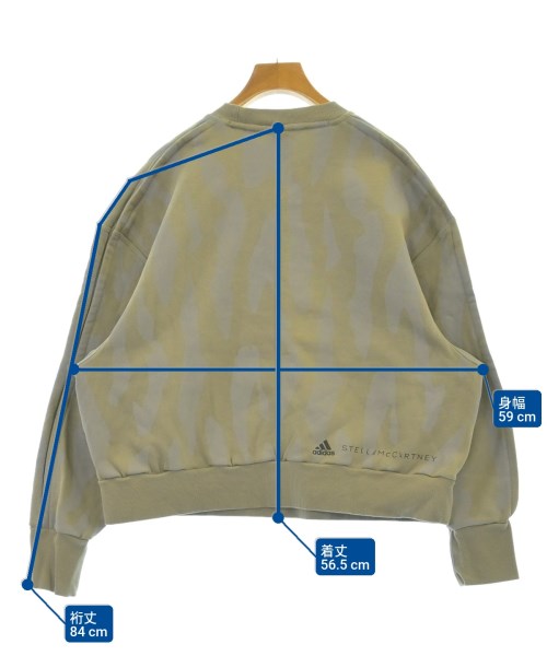 adidas by Stella McCartney（アディダスバイステラマッカートニー）スウェット カーキ サイズ:OT(XL位) レディース/2200618640195