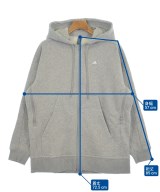 adidas by Stella McCartney（アディダスバイステラマッカートニー）パーカー グレー サイズ:M レディース/2200623380031