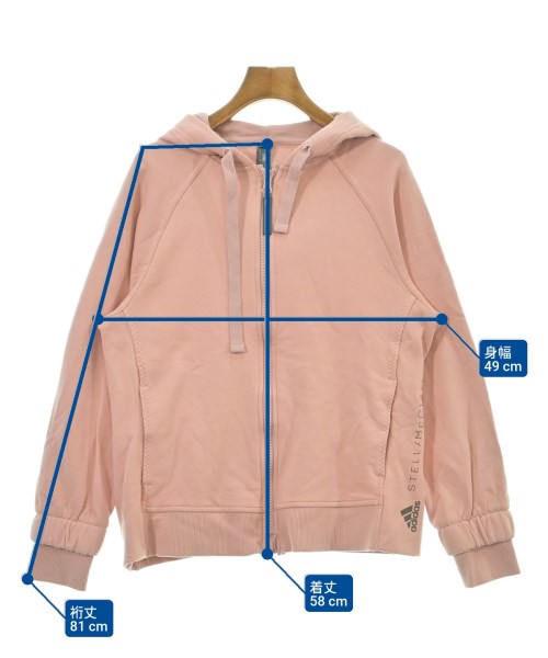 adidas by Stella McCartney（アディダスバイステラマッカートニー）パーカー ピンク サイズ:XS レディース/2200626957100