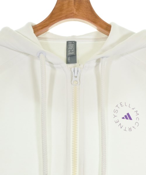 adidas by Stella McCartney（アディダスバイステラマッカートニー）パーカー 白 サイズ:XS レディース/2200606311090