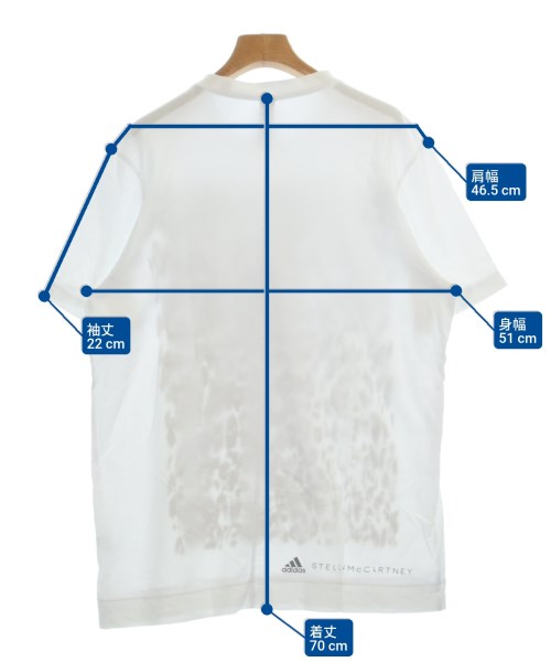 adidas by Stella McCartney（アディダスバイステラマッカートニー）Tシャツ・カットソー 白 サイズ:OT(XL位) レディース/2200610704215