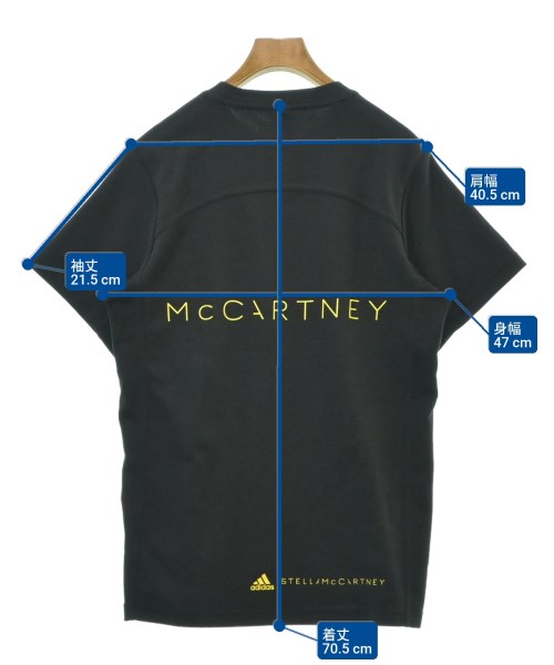 adidas by Stella McCartney（アディダスバイステラマッカートニー）Tシャツ・カットソー 黒 サイズ:M レディース/2200616239070