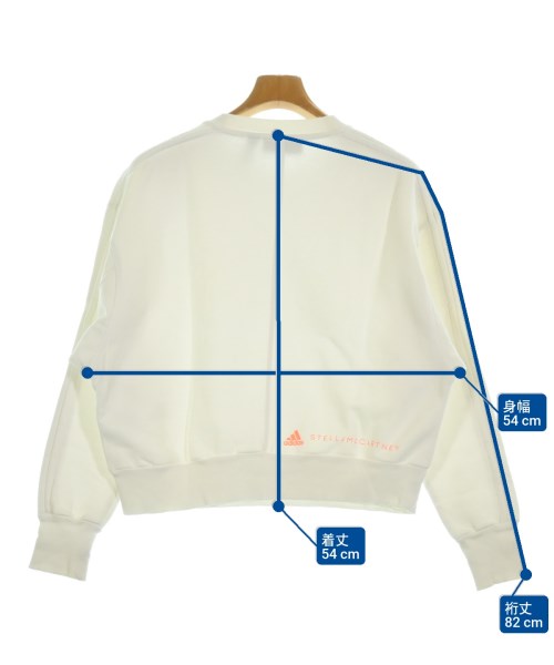 adidas by Stella McCartney（アディダスバイステラマッカートニー）スウェット 白 サイズ:XS レディース/2200617717041