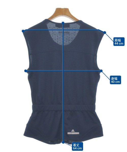 adidas by Stella McCartney（アディダスバイステラマッカートニー）ノースリーブ 紺 サイズ:OT(XL位) レディース/2200603623165