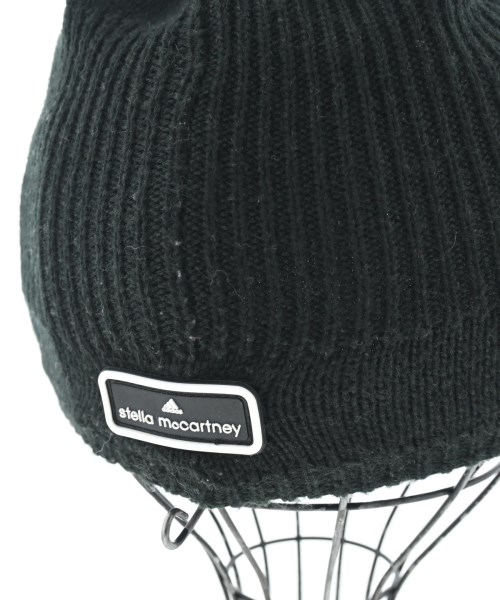 adidas by Stella McCartney（アディダスバイステラマッカートニー）ニットキャップ・ビーニー 黒 サイズ:F レディース/2200676121056