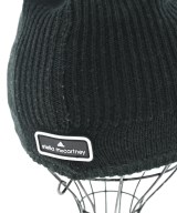 adidas by Stella McCartney（アディダスバイステラマッカートニー）ニットキャップ・ビーニー 黒 サイズ:F レディース/2200676121056