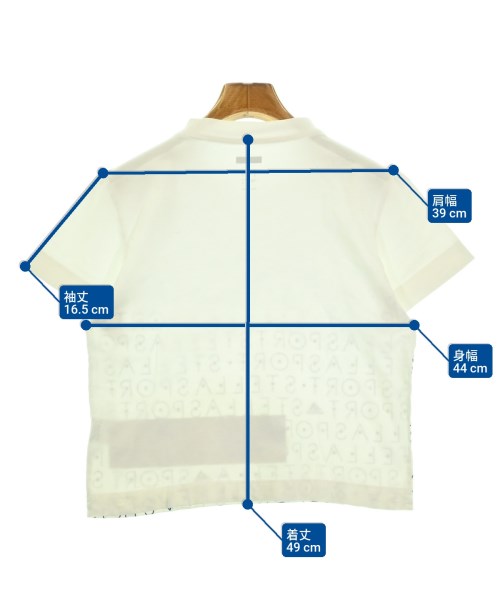adidas by Stella McCartney（アディダスバイステラマッカートニー）Tシャツ・カットソー 白 サイズ:M レディース/2200673865038