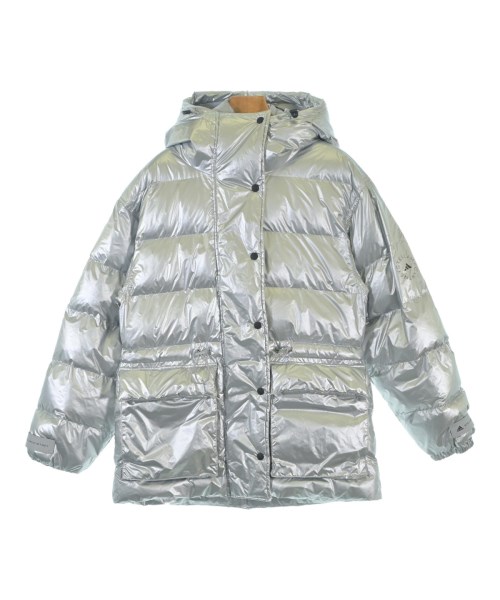 adidas by Stella McCartney(アディダスバイステラマッカートニー)ダウンジャケット/ダウンベスト シルバー サイズ:M/2200697196071