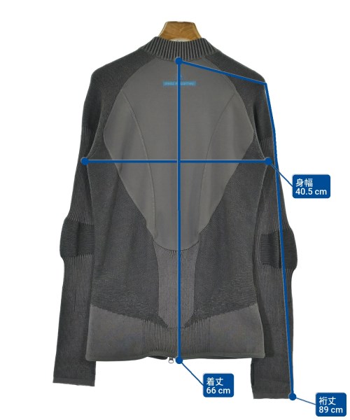 adidas by Stella McCartney（アディダスバイステラマッカートニー）カーディガン グレー サイズ:L レディース/2200649722037