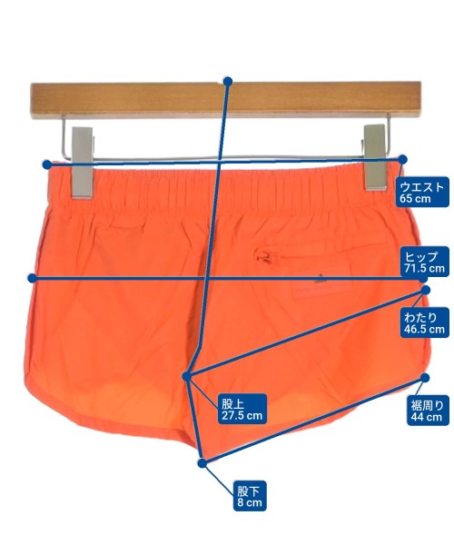 adidas by Stella McCartney（アディダスバイステラマッカートニー）ショートパンツ オレンジ サイズ:XS レディース/2200651364041
