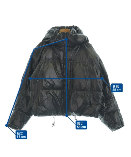 adidas by Stella McCartney（アディダスバイステラマッカートニー）ダウンジャケット/ダウンベスト 黒 サイズ:XS レディース/2200649497010