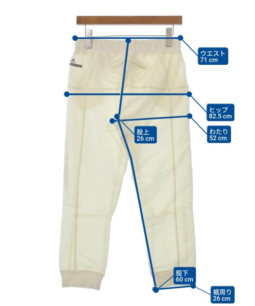 adidas by Stella McCartney（アディダスバイステラマッカートニー）スウェットパンツ 白 サイズ:M レディース/2200639684123